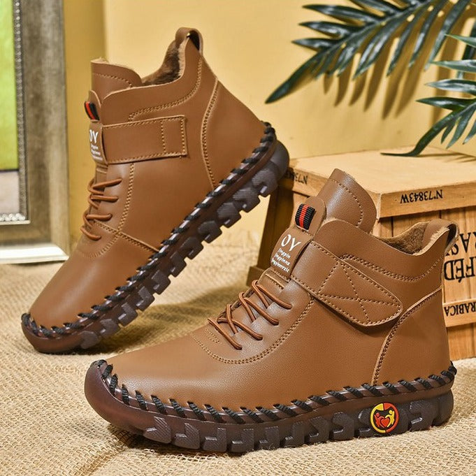 Botas de algodón suaves, cómodas, versátiles y de moda.