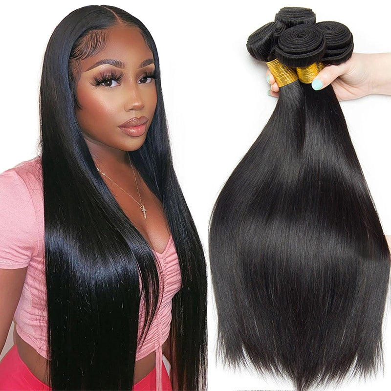 Extensiones de cabello para mujeres con cabello liso en Perú