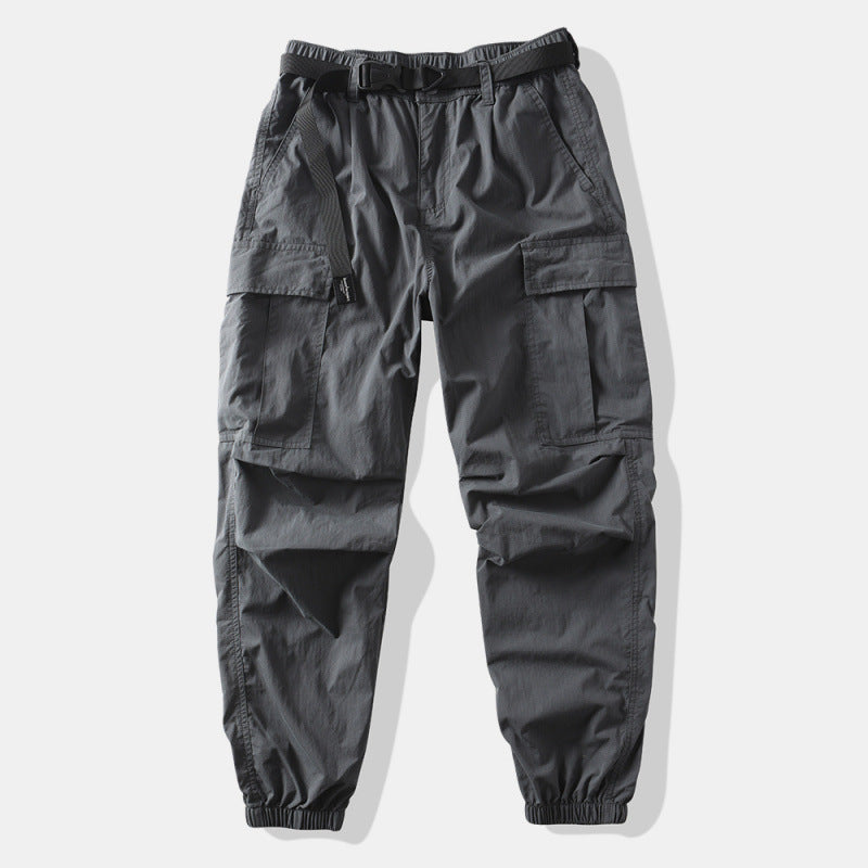 Pantalones de trabajo de estilo japonés para hombre, primavera y verano