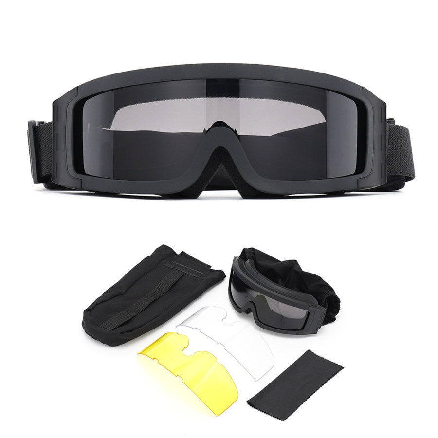 Gafas de tiro tácticas antivaho y antiexplosiones, ideales para miopía.