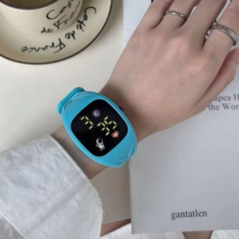 Reloj electrónico inteligente, moderno, elegante y minimalista para niños y niñas.