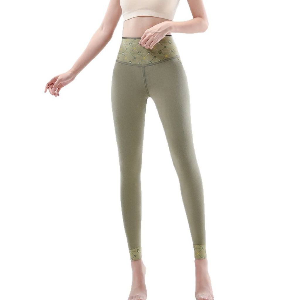 Autumn/Winter Fleece-Lined Thickened Butt-Lifting Slimming Outerwear Yoga Leggings