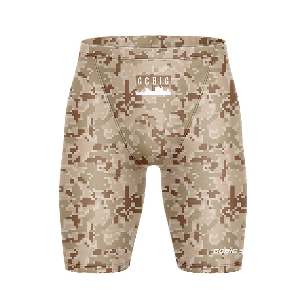 Men's Swimming Trunks Quick-drying Tight Team Production Clothes Outdoor Running