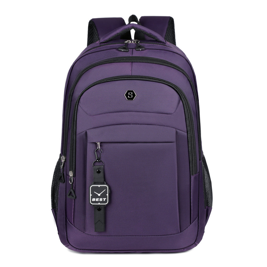 Mochila de viaje elegante y de alta capacidad para exteriores, ideal para estudiantes universitarios y portátiles.