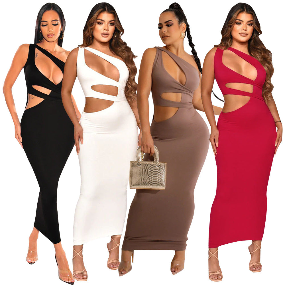 Women's Off-Shoulder Irregular Fashion Dress
