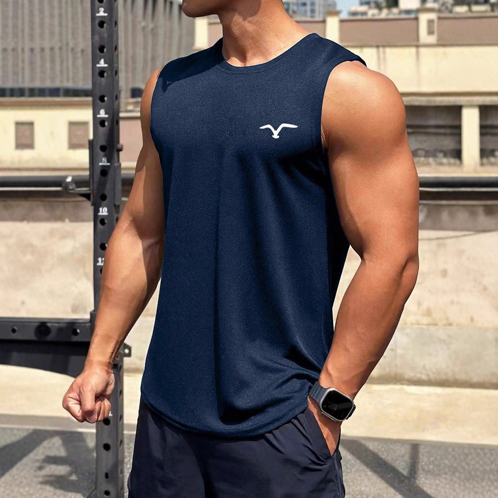 Mens Fashionable Casual Printed Sleeveless Vest