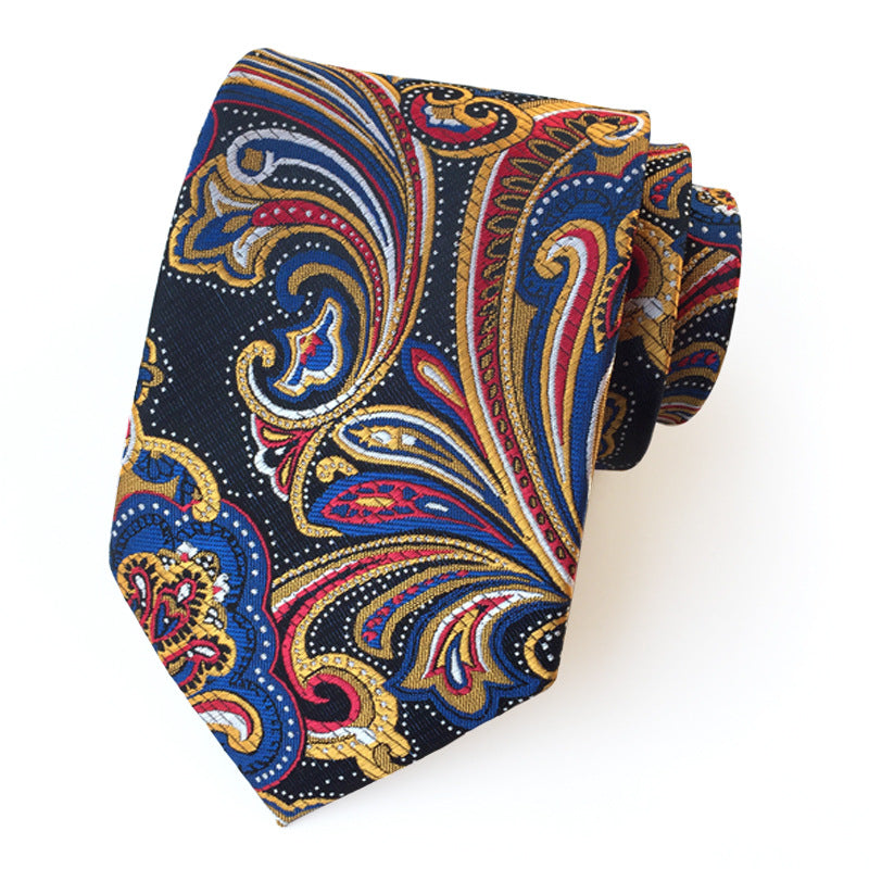 Corbata de jacquard de poliéster para hombre, informal y formal