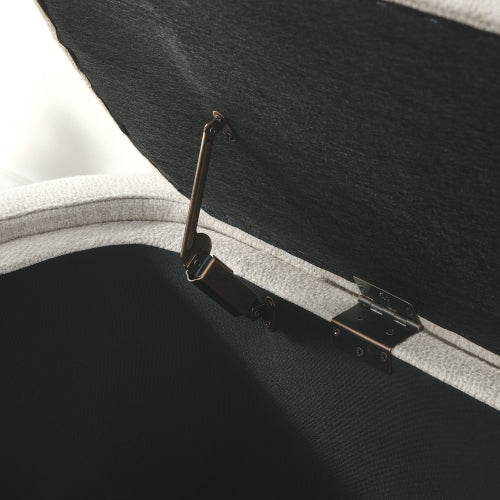 Linen Upholstered Bench Women Casual Fashion Everyday Streetwear