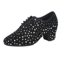 Outdoor Latin Dance Shoes With A Fabric Upper Star Design And Rubber Sole