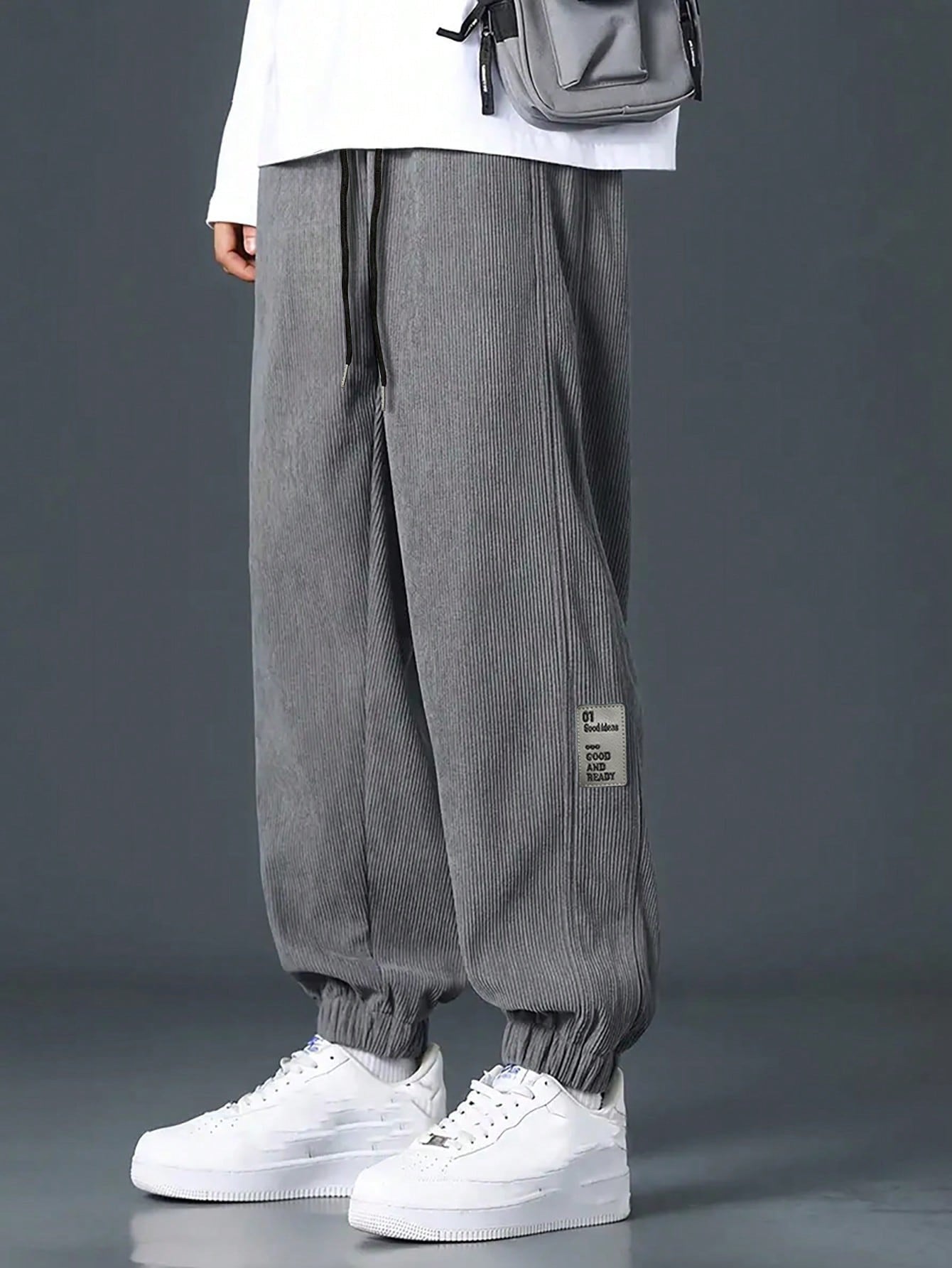 Pantalones de trabajo casuales de pana para deportes