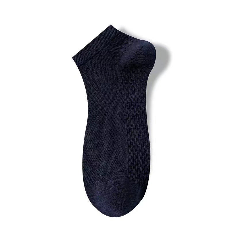 Thin Pure-cotton Deodorizing Mens Ankle Socks