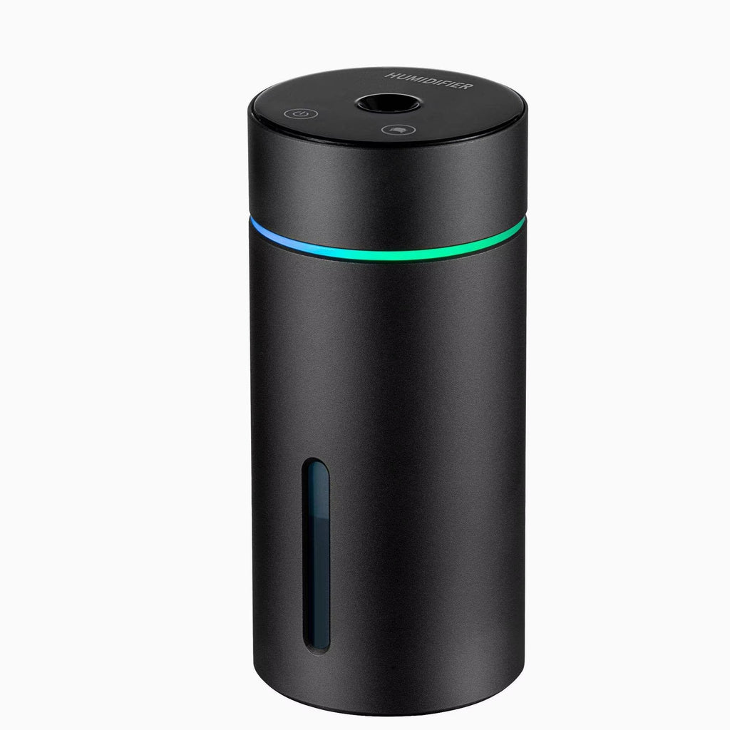 Humidificador portátil para coche, difusor de aceites esenciales de aluminio de 260 ml, ideal para el hogar y la oficina.