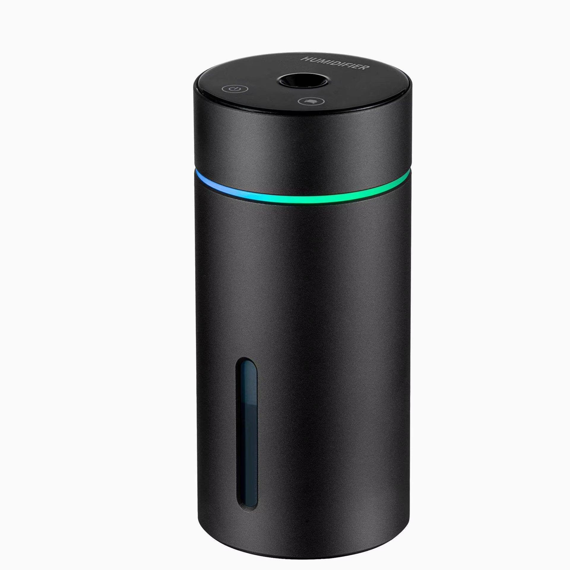 Humidificador portátil para coche, difusor de aceites esenciales de aluminio de 260 ml, ideal para el hogar y la oficina.