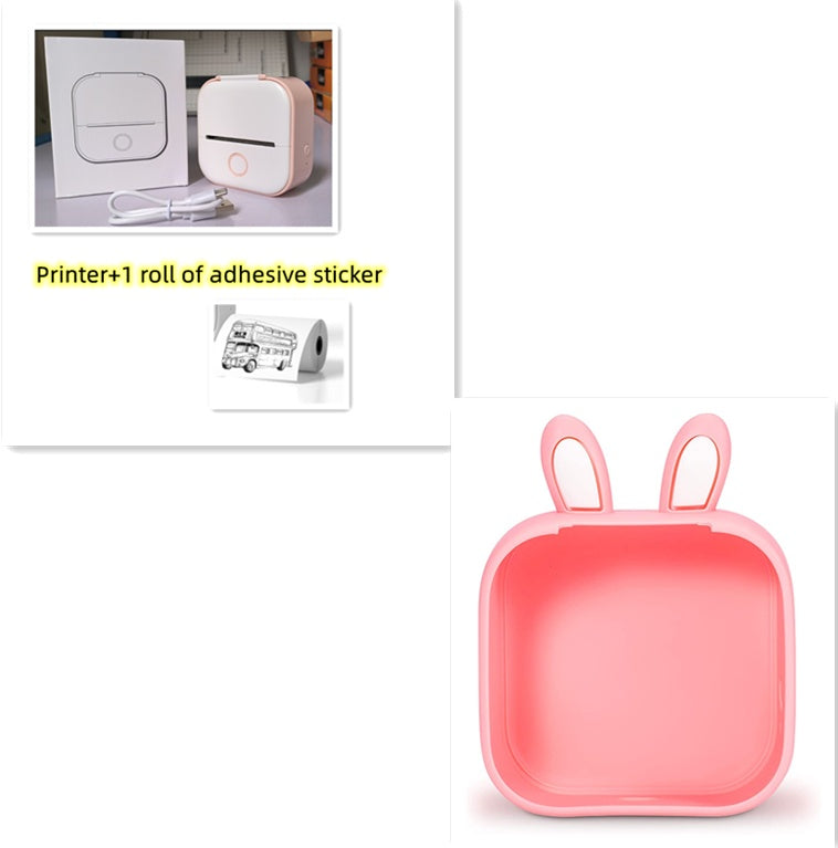 Mini impresora térmica portátil de etiquetas, impresora de fotos para el hogar, impresora de preguntas incorrectas para estudiantes, mini impresora de etiquetas compatible con Bluetooth, etiqueta de precio