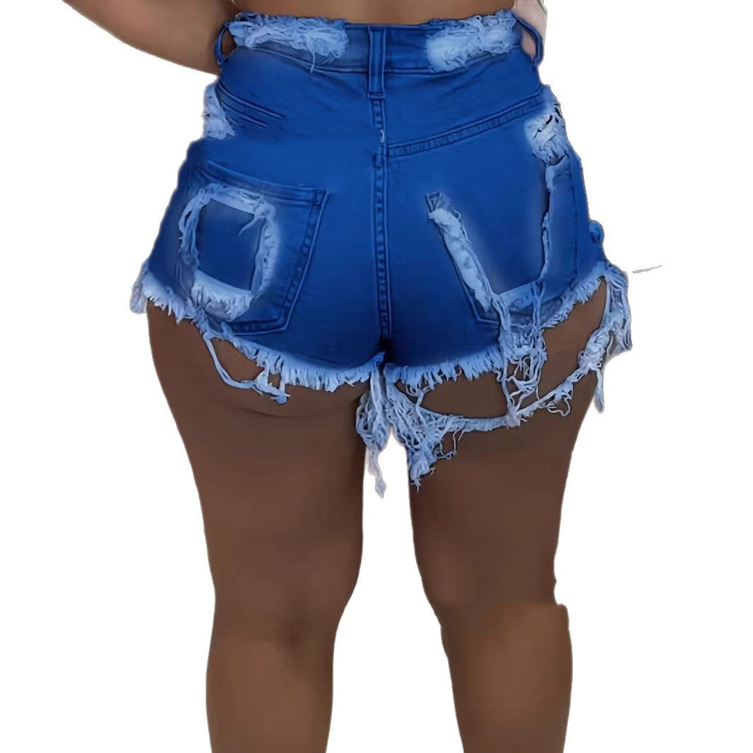 Pantalones cortos vaqueros de verano para mujer, estilo sencillo