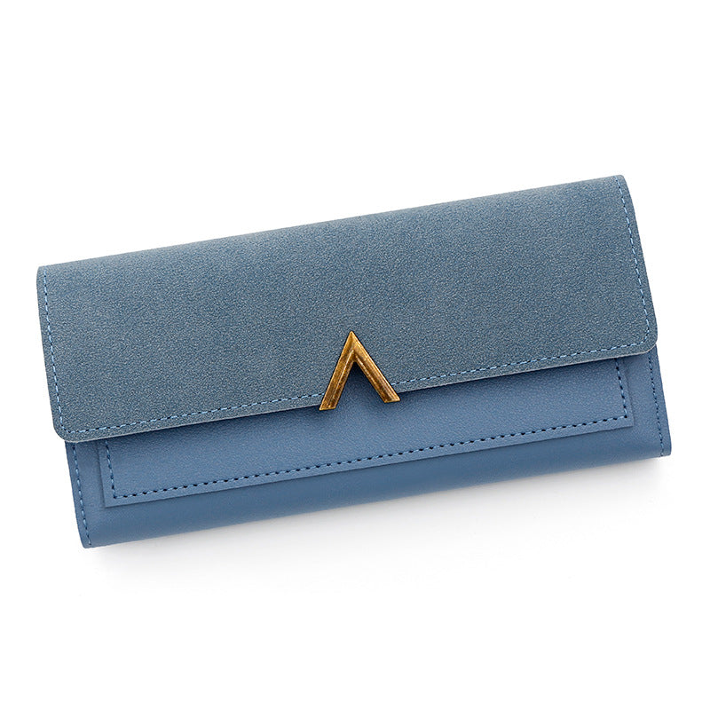Cartera larga sencilla y de moda para mujer