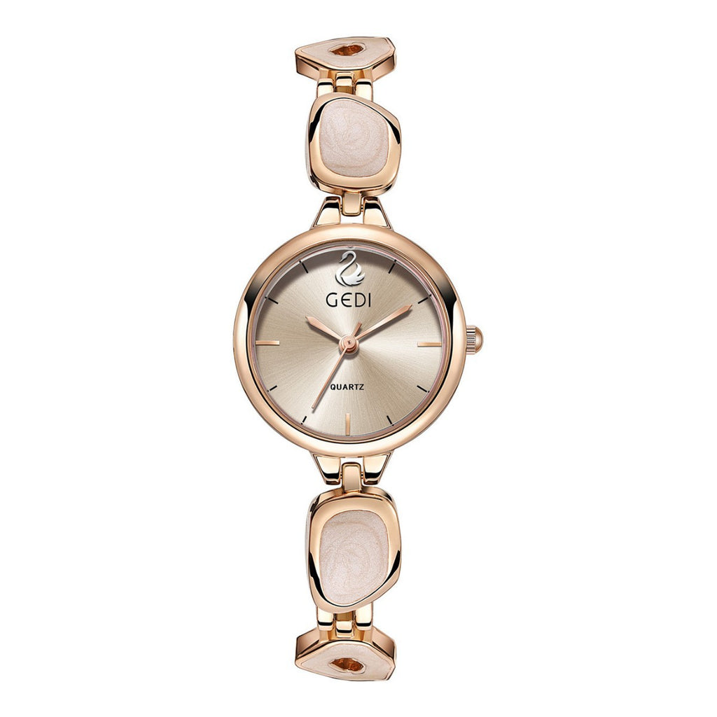 Reloj de cuarzo minimalista, pequeño, exquisito y de lujo para mujer.