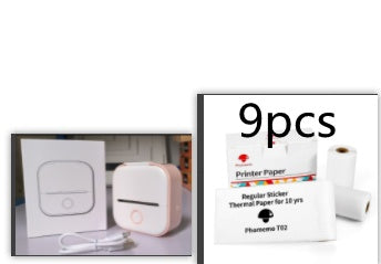 Mini impresora térmica portátil de etiquetas, impresora de fotos para el hogar, impresora de preguntas incorrectas para estudiantes, mini impresora de etiquetas compatible con Bluetooth, etiqueta de precio