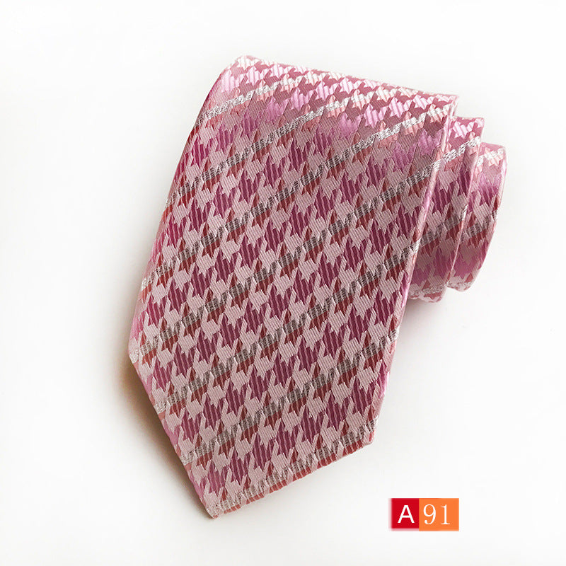Corbata de jacquard de poliéster para hombre, informal y formal