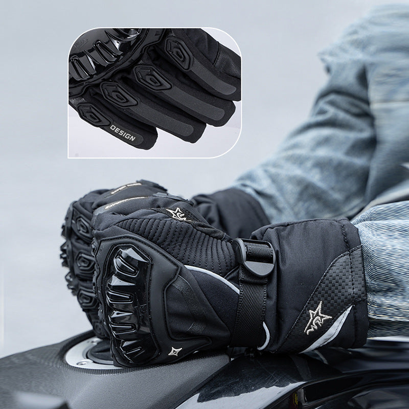 Guantes de invierno para pantalla táctil de motocicleta: mantén tus manos calientes al aire libre.