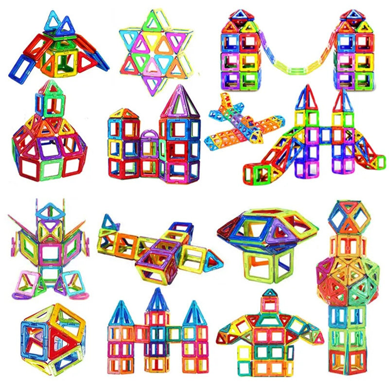 Bloques de construcción magnéticos DIY, imanes, juguetes para niños, juego de construcción de diseño, regalos para niños, juguetes
