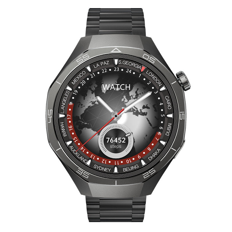 Reloj inteligente de aleación de aluminio de grado aeronáutico con llamadas Bluetooth