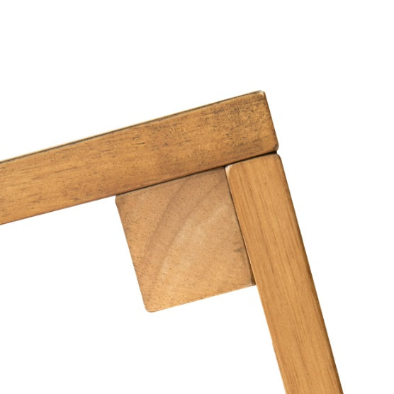 Marco de cama de madera tamaño Queen, sin somier, resistente soporte de listones de madera, fácil montaje.