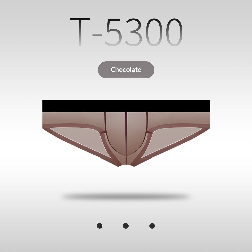 Calzoncillos bóxer ultrafinos de seda helada sin costuras para hombre