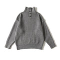 Men's Turtleneck Loose Solid-Color Knitted Pullover Bottoming Sweater