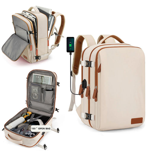 Casual Versatile Mens Oxford Cloth Backpack