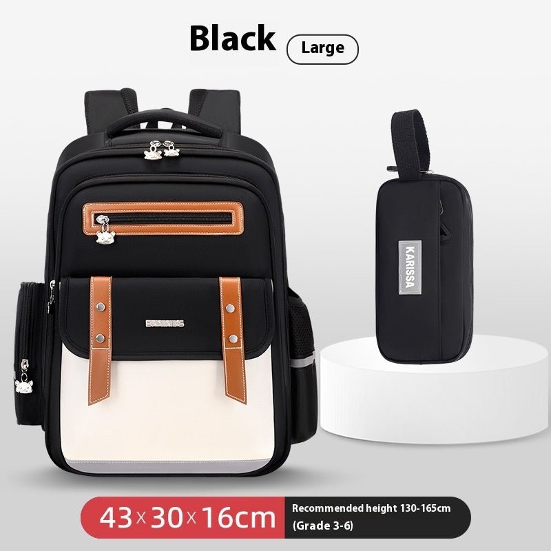 Mochila escolar de tela Oxford para niños de gran capacidad