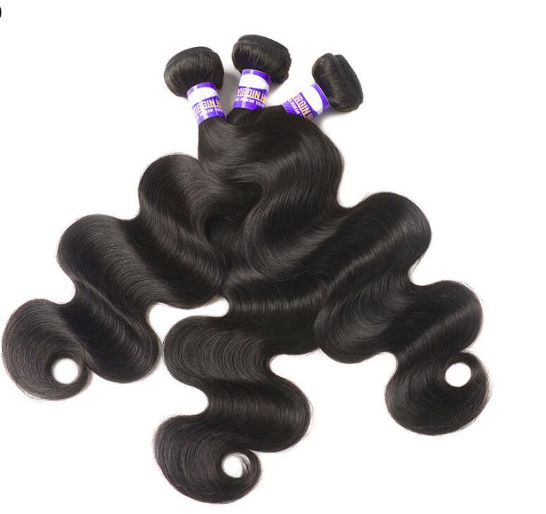 Cortina de cabello brasileño con ondas corporales