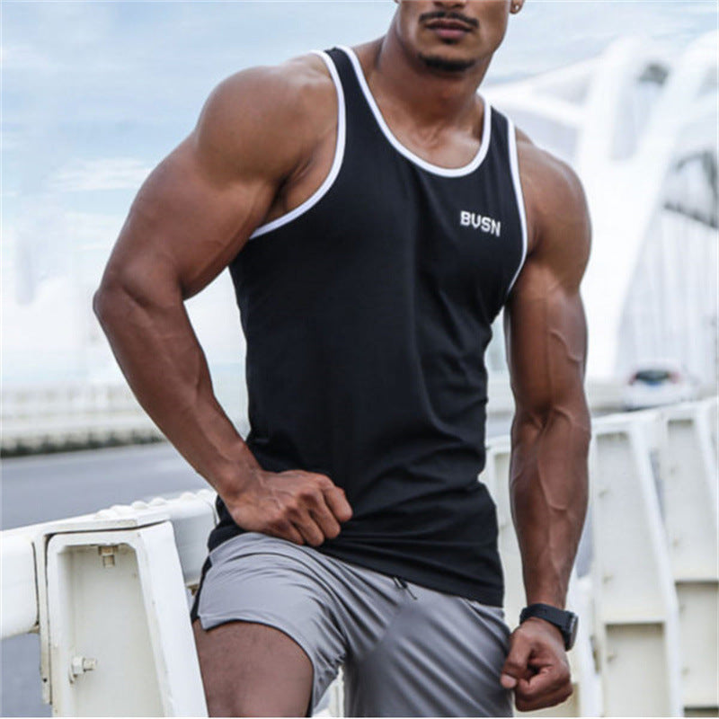 Camiseta de tirantes informal de verano para hombre para fitness muscular