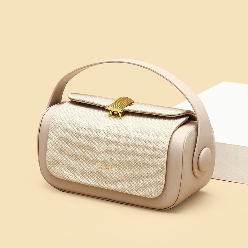 Elegante bolso bandolera cuadrado pequeño para mujer