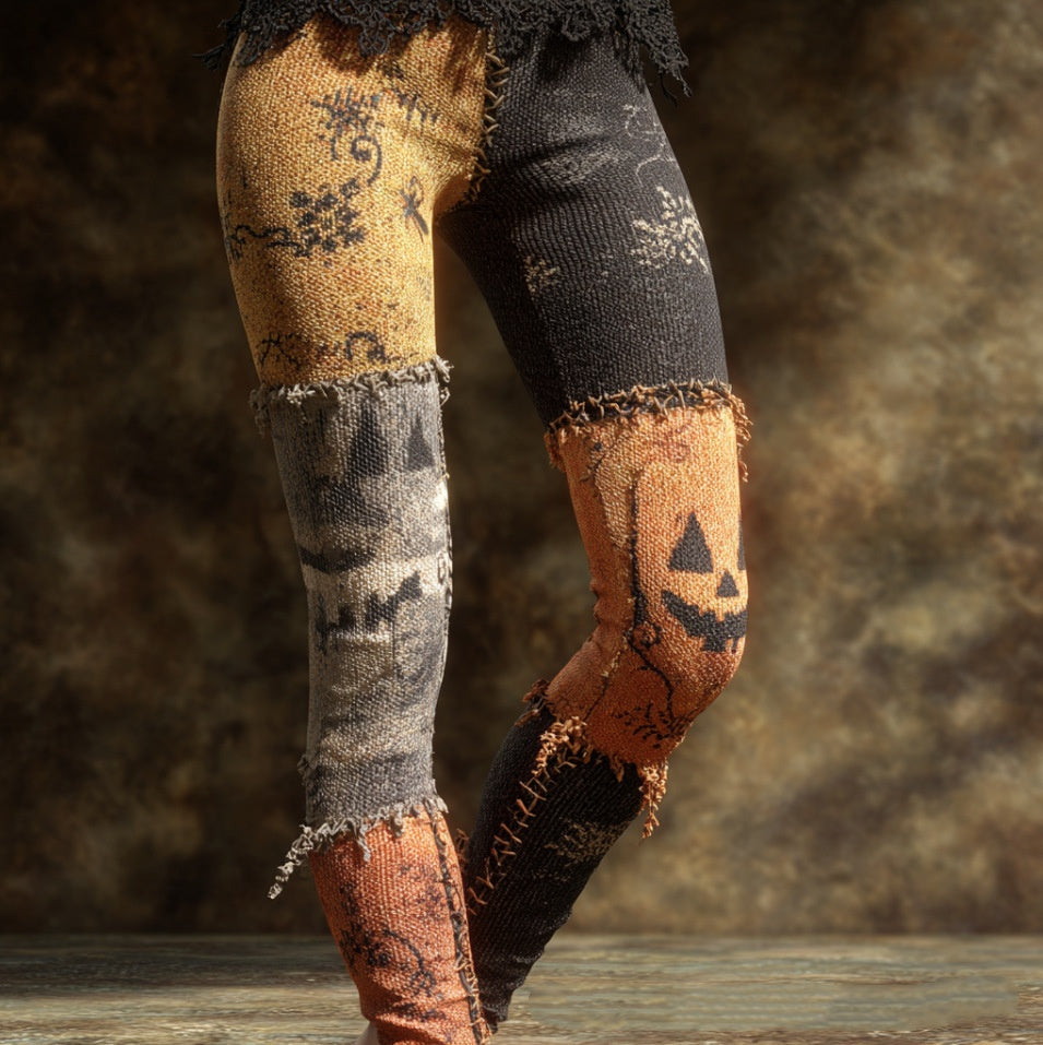 Pantalones de yoga deportivos para mujer con estampado digital 3D retro