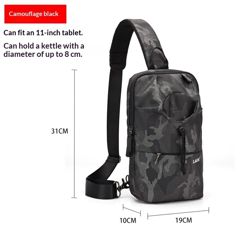 Bolso bandolera de gran capacidad para ciclismo para hombre