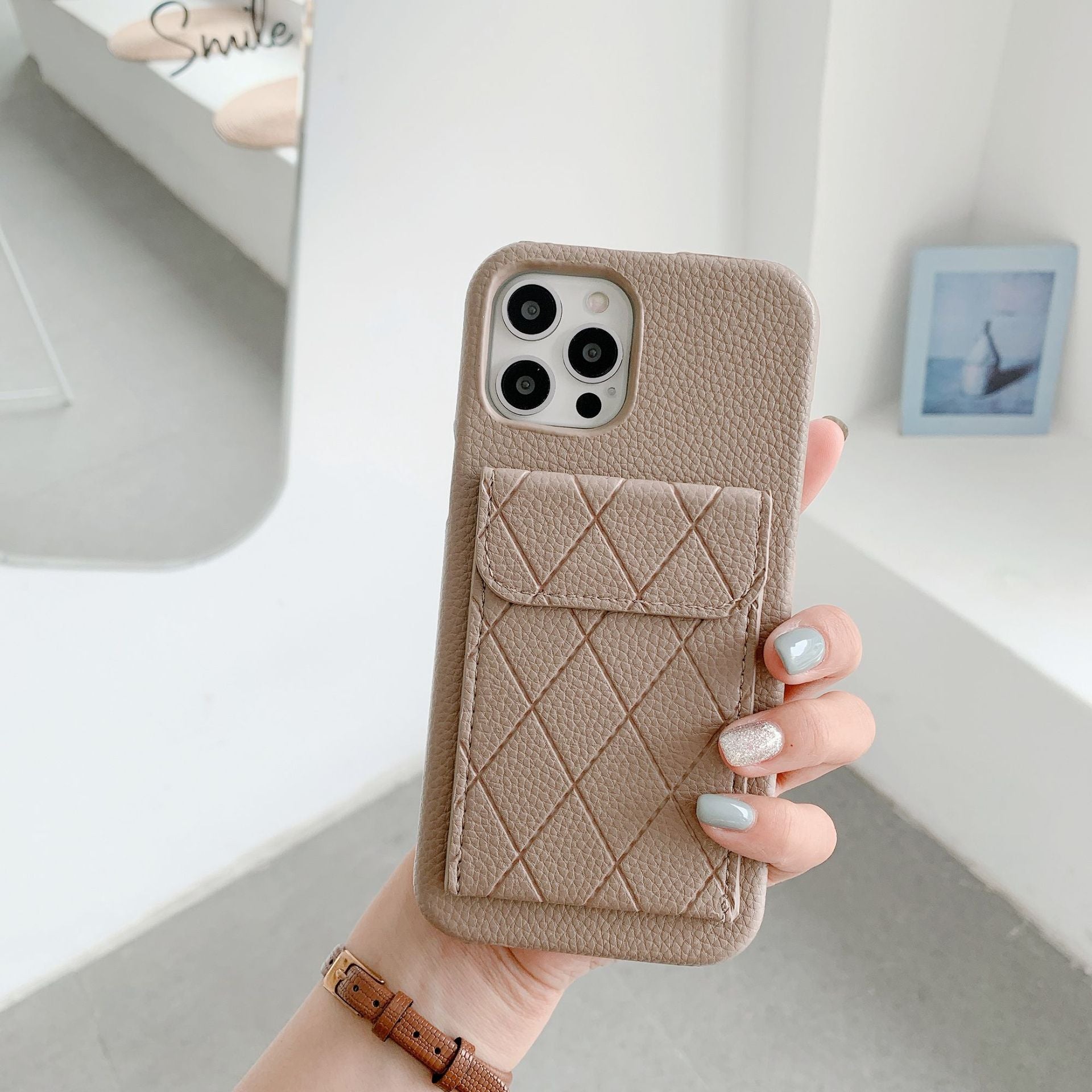 Funda para teléfono móvil con tarjetero de la marca Tide