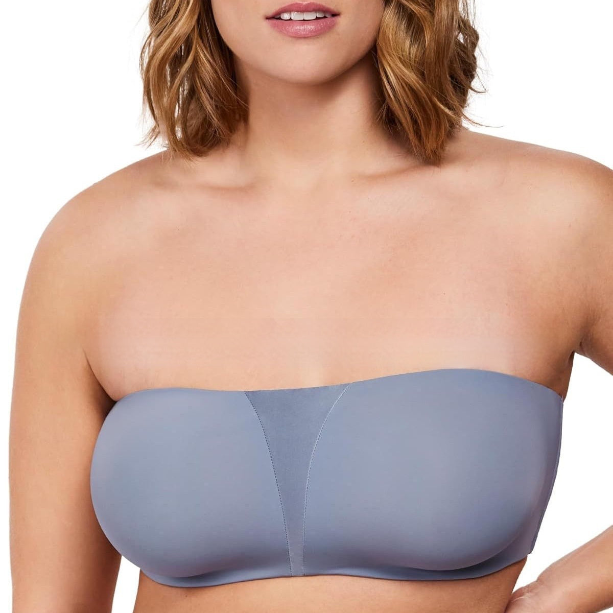 Sujetador sin tirantes para mujeres con busto grande, disponible en tallas de cobertura completa.