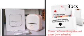 Mini impresora térmica portátil de etiquetas, impresora de fotos para el hogar, impresora de preguntas incorrectas para estudiantes, mini impresora de etiquetas compatible con Bluetooth, etiqueta de precio
