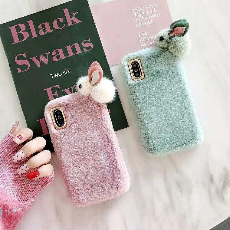 Furry phone case Women Casual Fashion Everyday Streetwear