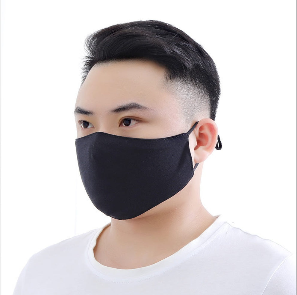 Mascarilla facial de algodón de cartón para niños y adultos