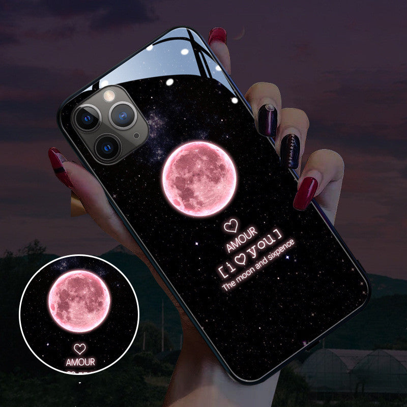Compatible con Apple, funda de vidrio templado para teléfono móvil activada por voz