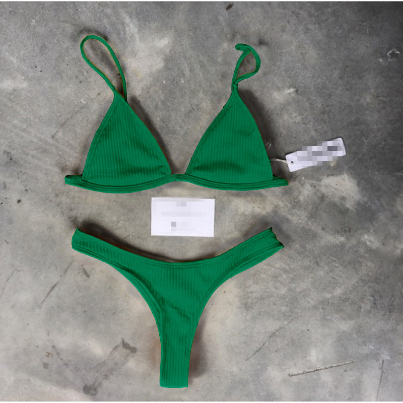 Split swimwear Women Two Piece Swimsuit Beach Vacation Summer