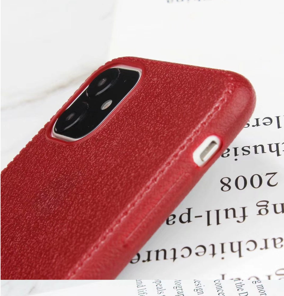 Funda de cuero para teléfono