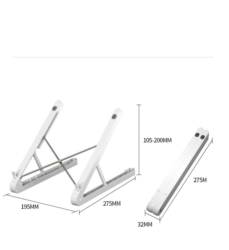 Soporte para portátil plegable con refrigeración de escritorio