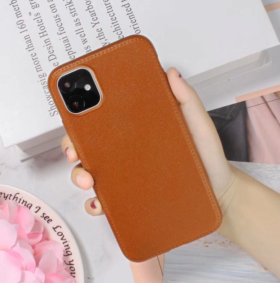 Funda de cuero para teléfono