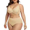 Comfortable Breathable Large Cup Glossy Bra