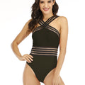 Lace Trim Bikini Set Women Elegant Two Piece Swimsuit Beach Vacation
