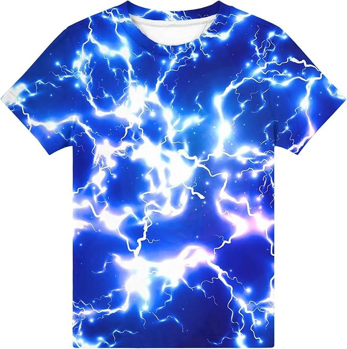 Camiseta holgada de manga corta impresa en 3D para usar en capas o sola