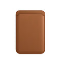 Compatible con Apple, funda protectora de cuero con bolsa para tarjeta magnética